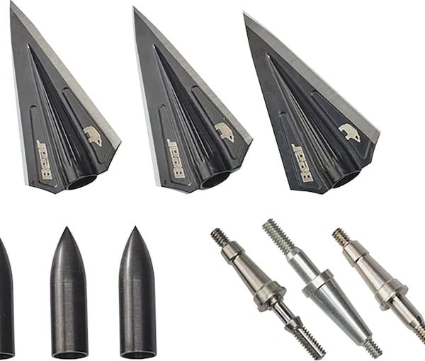 Bear Archery RazorHead VWS Single Bevel Fixed Blade Broadhead