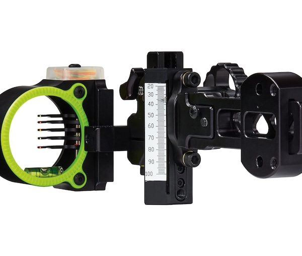 Black Gold Ascent Verdict Dovetail 5 Pin Bow Sight HD Head .019" Pin Bow Sight Diameter Right Hand Aluminum Black