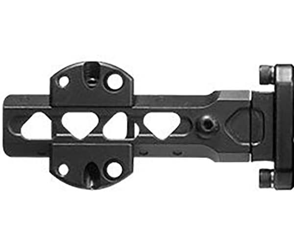 Black Gold Movable Sights Dovetail Bar and Base 4"