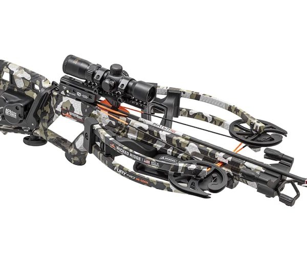 Wicked Ridge Fury 410 ACUdraw De-Cock RangeMaster Pro Scope Crossbow Package Peak XT