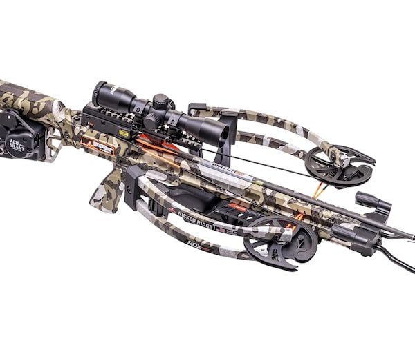 Wicked Ridge RDX 410 Crossbow with Pro-View 400 Scope ACUdraw Silent Peak XT